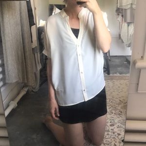 Castro ivory loose blouse